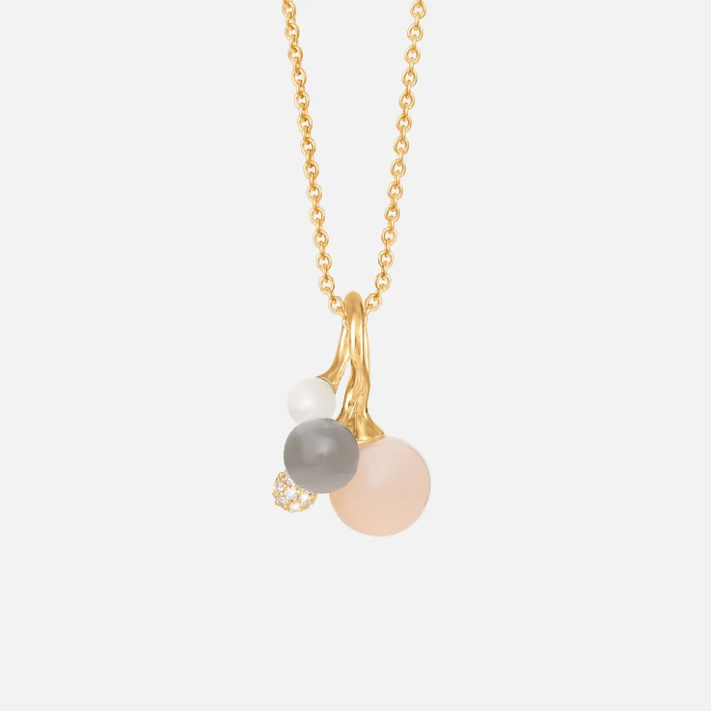 Ole Lynggaard Pendants-Blooming Bunch pendant