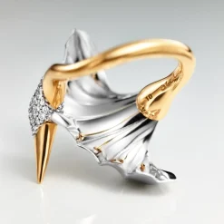 Ole Lynggaard Rings-Cranes ring medium