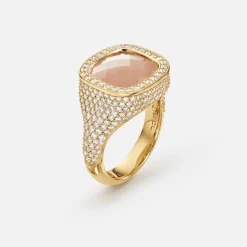 Ole Lynggaard Rings | High Jewellery-Cushion ring pavé