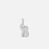 Ole Lynggaard Pendants-Elephant pendant medium pavé