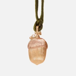 Ole Lynggaard Pendants-Forest Acorn pendant large