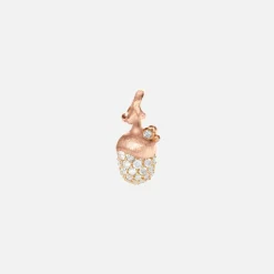 Ole Lynggaard Pendants-Forest Acorn pendant small pavé