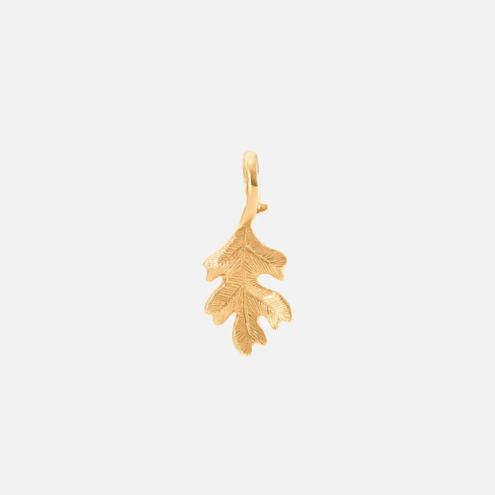 Ole Lynggaard Pendants | Most Popular-Forest Oak leaf pendant small