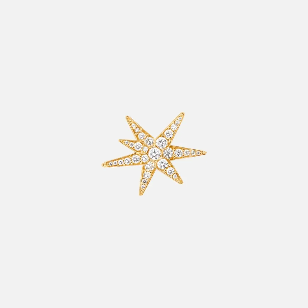 Ole Lynggaard Earring Singles-Funky Stars stud Earring medium