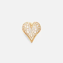 Ole Lynggaard Pendants | Bead Colliers And Clasps-Hearts clasp pavé