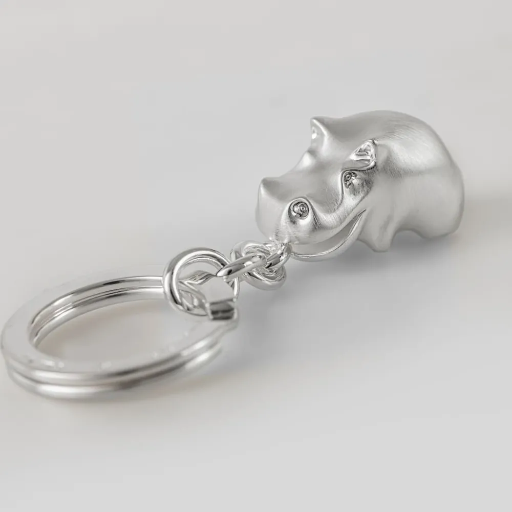 Ole Lynggaard Accessories | Key Charms-Hippopotamus key ring