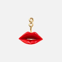 Ole Lynggaard Earring Pendants And Drops-Hot lips earring pendant