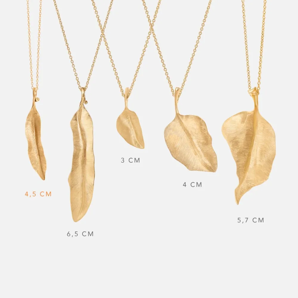 Ole Lynggaard Pendants | Most Popular-Leaves pendant medium