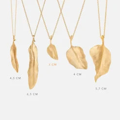 Ole Lynggaard Pendants | Most Popular-Leaves pendant mini