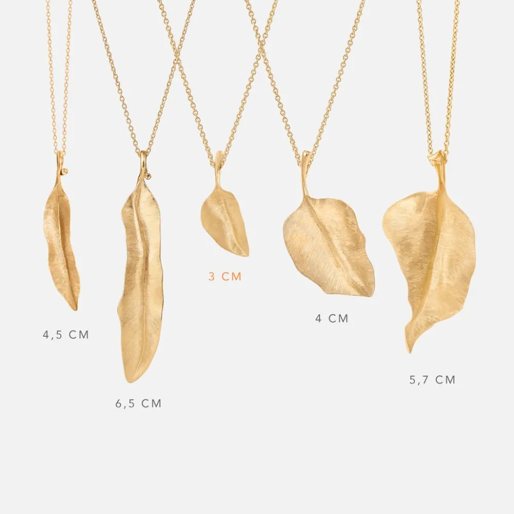 Ole Lynggaard Pendants | Most Popular-Leaves pendant mini