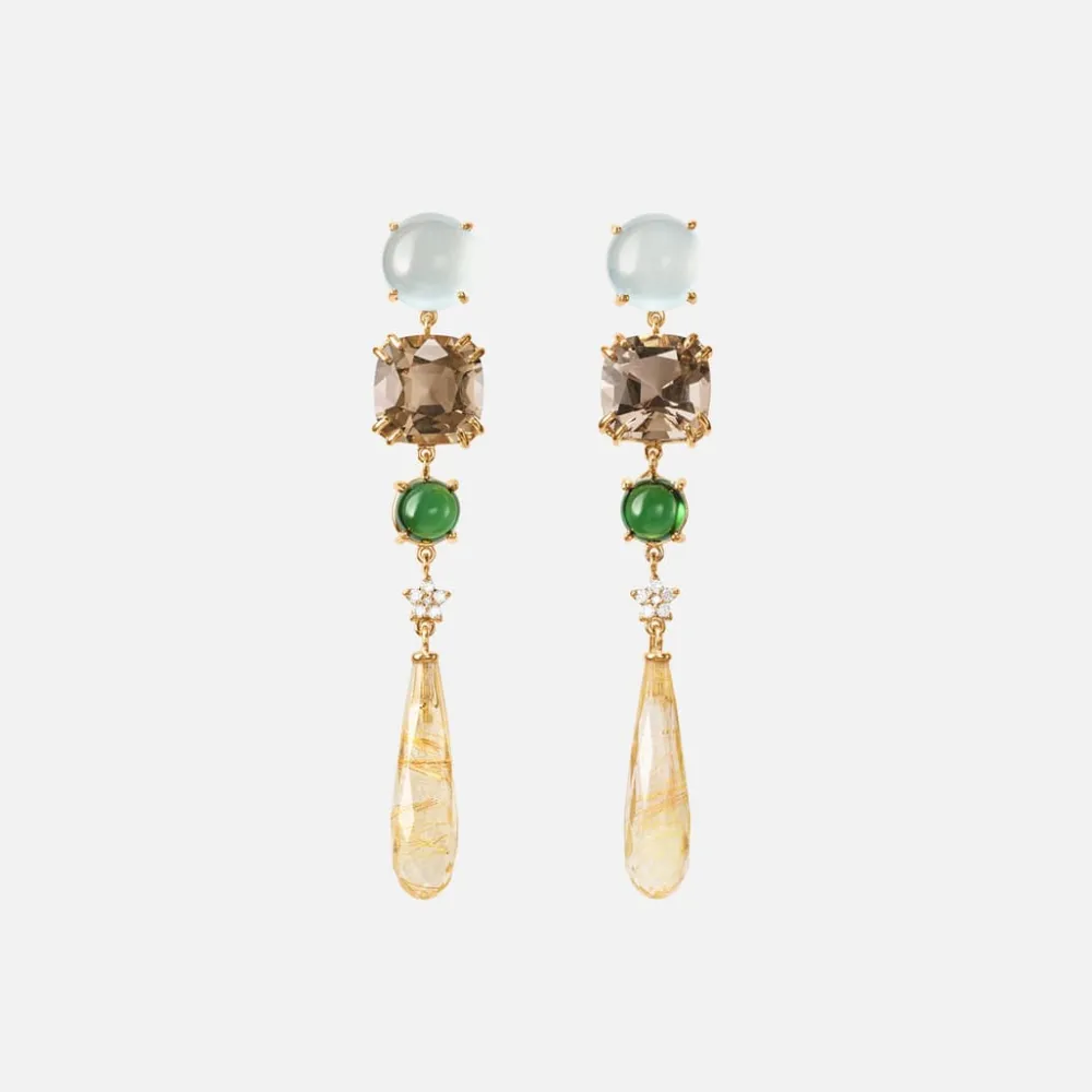 Ole Lynggaard Earring Pairs-Lotus earrings