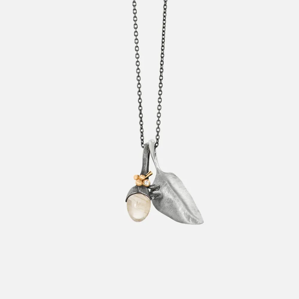 Ole Lynggaard Pendants-Lotus Sprout pendant