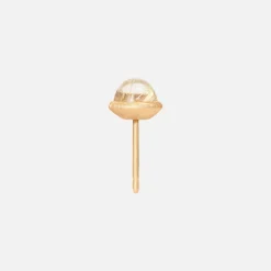 Ole Lynggaard Earring Singles-Lotus Stud Earring