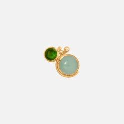 Ole Lynggaard Earring Singles-Lotus stud earrings