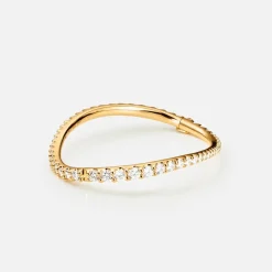 Ole Lynggaard Bracelets | High Jewellery-Love Bands bangle curved wide