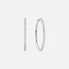 Ole Lynggaard Earring Pairs-Love Bands creols large