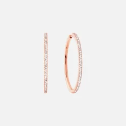 Ole Lynggaard Earring Pairs-Love Bands creols large