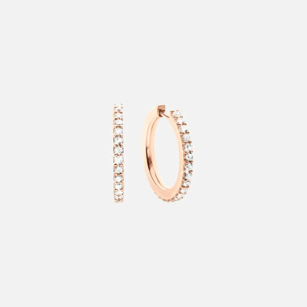 Ole Lynggaard Earring Pairs-Love Bands creols small