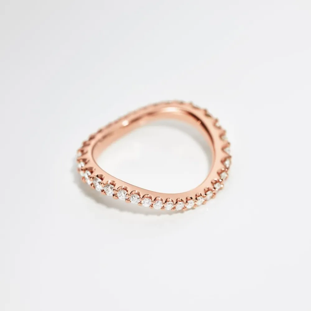 Ole Lynggaard Rings-Love Bands ring curved wide