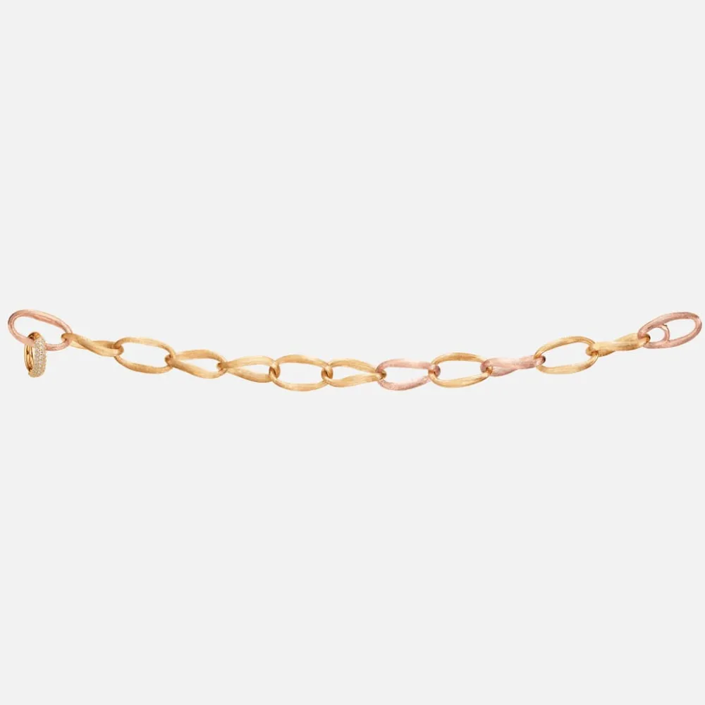 Ole Lynggaard Bracelets-Love bracelet medium with charm pavé