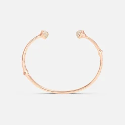 Ole Lynggaard Bracelets-Nature bangle pavé