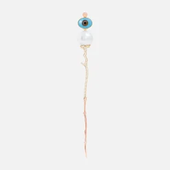 Ole Lynggaard Brooches-NATURE EVIL EYE BROOCH