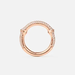 Ole Lynggaard Rings-Nature ring IV pavé