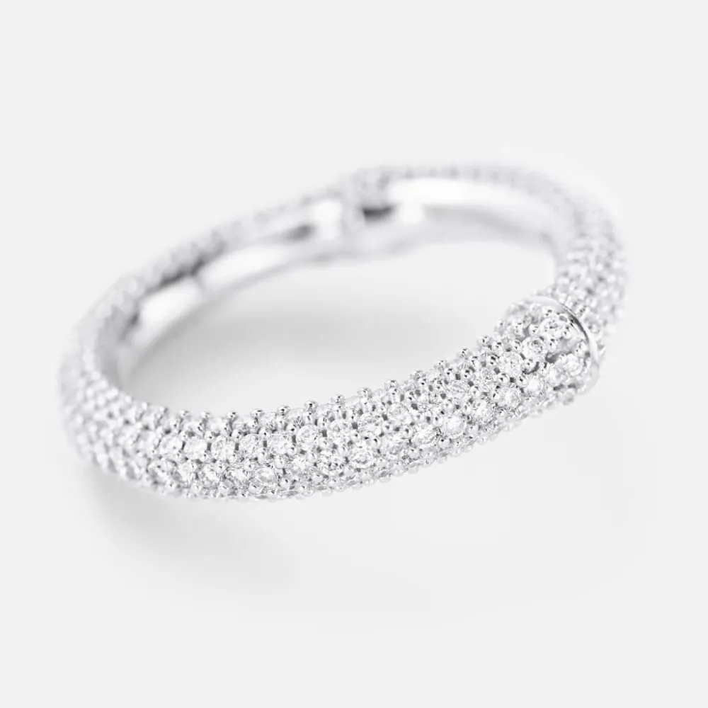 Ole Lynggaard Rings-Nature ring IV pavé