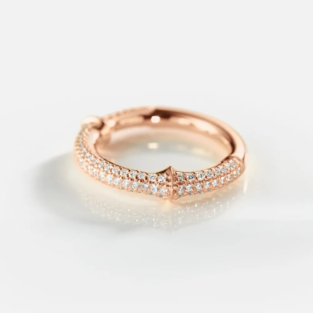 Ole Lynggaard Rings-Nature ring IV pavé