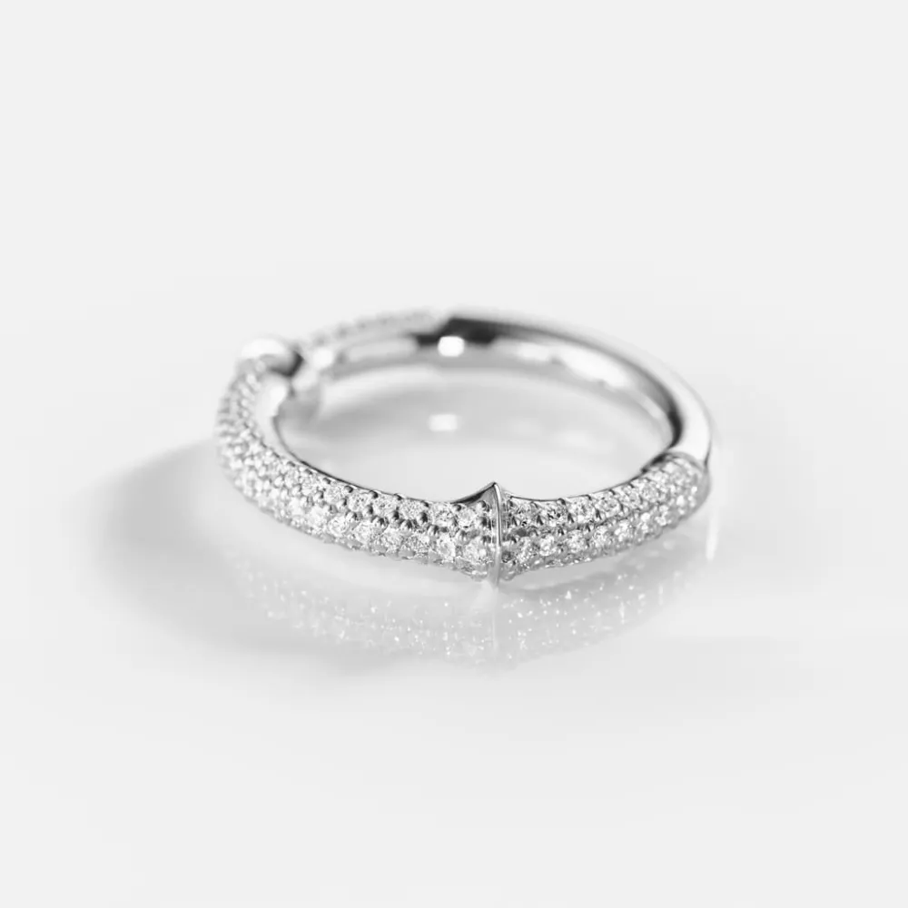 Ole Lynggaard Rings-Nature ring IV pavé