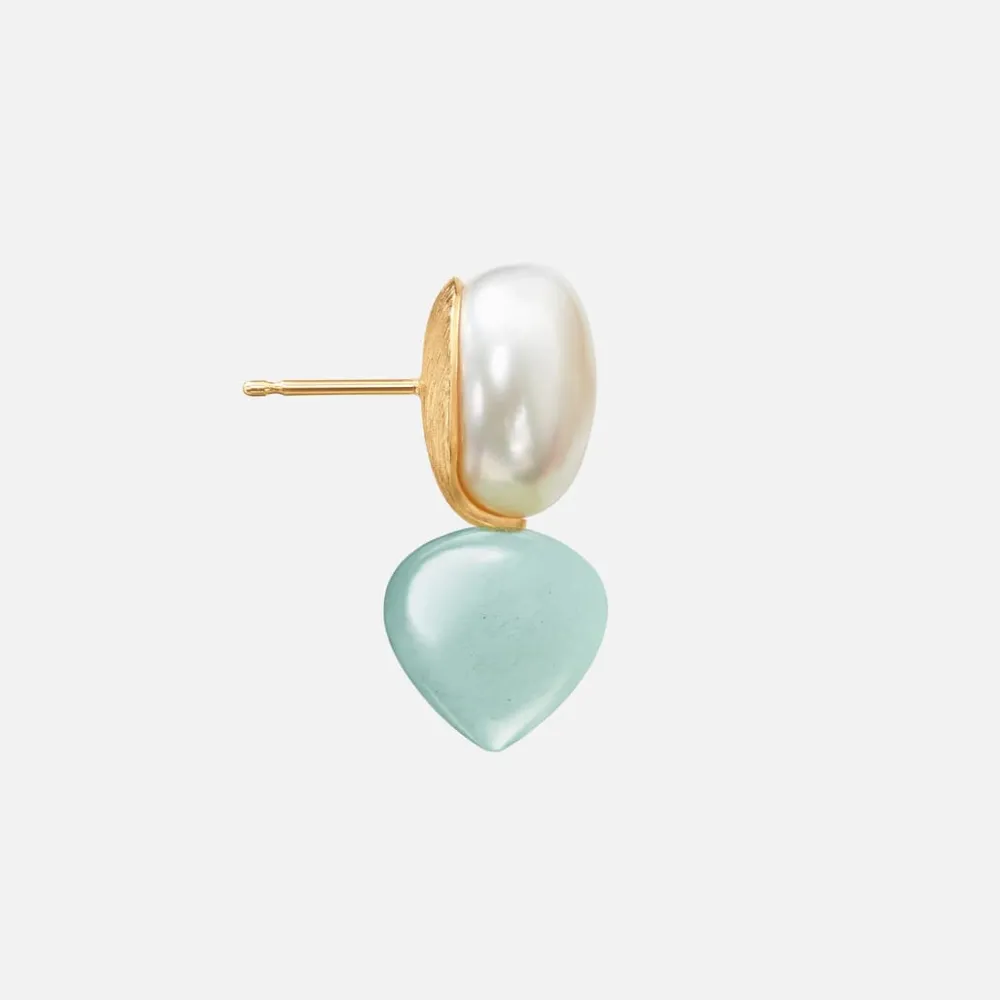 Ole Lynggaard Earring Pairs-Shell stud earrings
