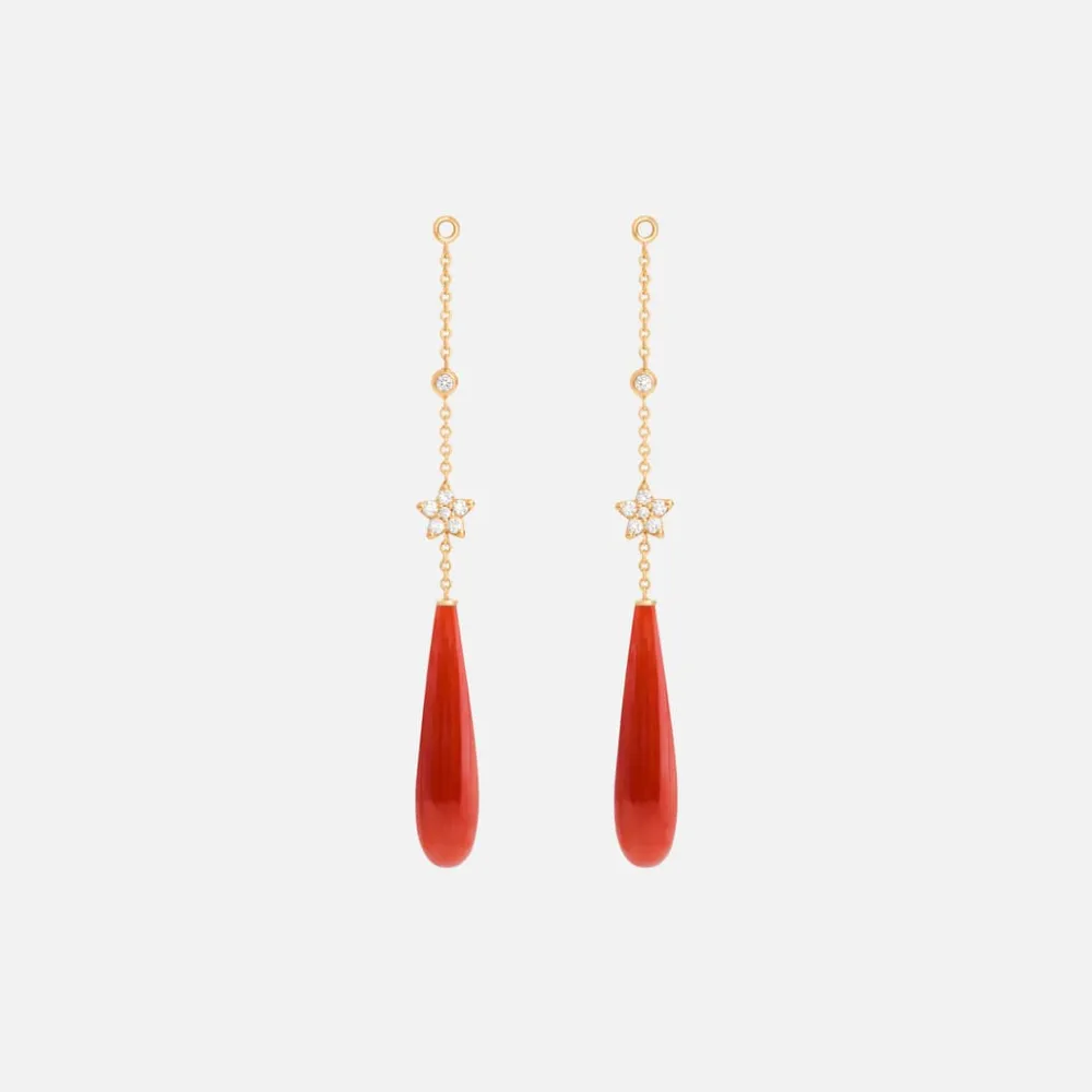 Ole Lynggaard Earring Pendants And Drops-Shooting Stars earring pendants