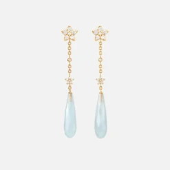 Ole Lynggaard Earring Pendants And Drops-Shooting Stars earring pendants