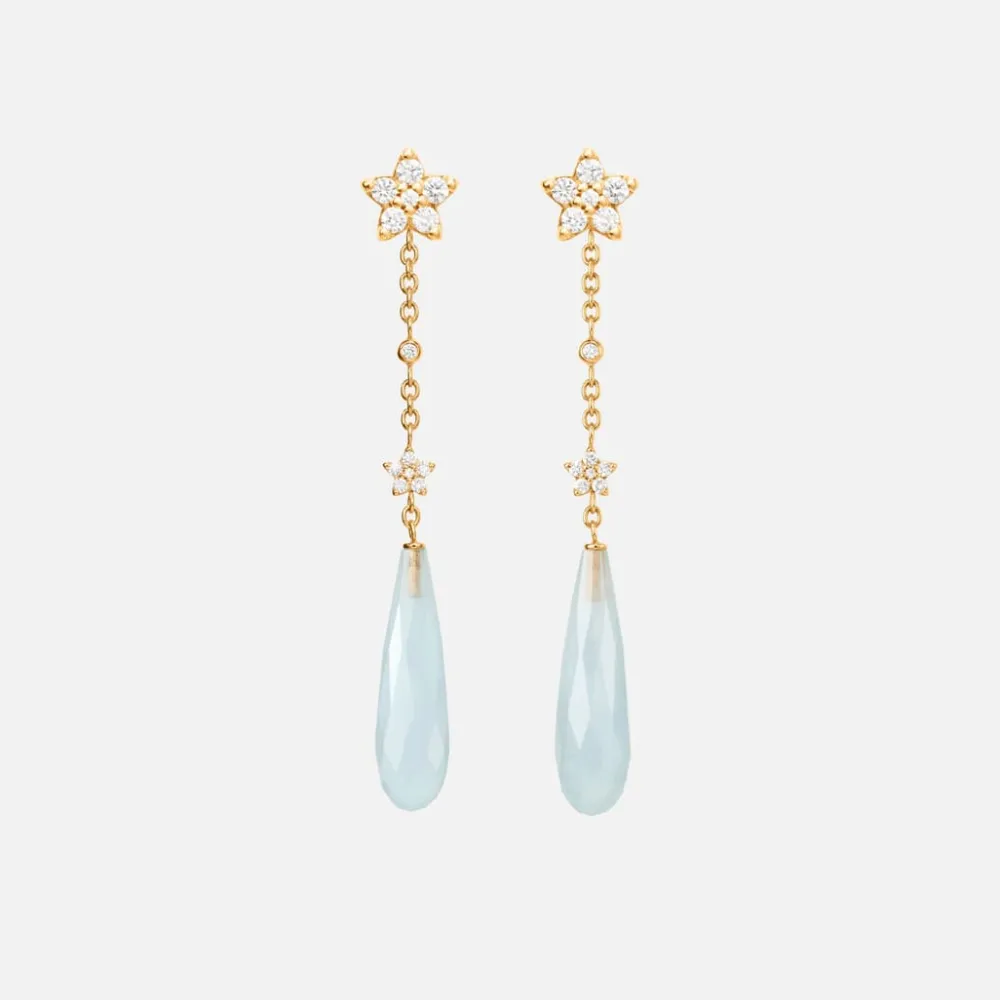 Ole Lynggaard Earring Pendants And Drops-Shooting Stars earring pendants