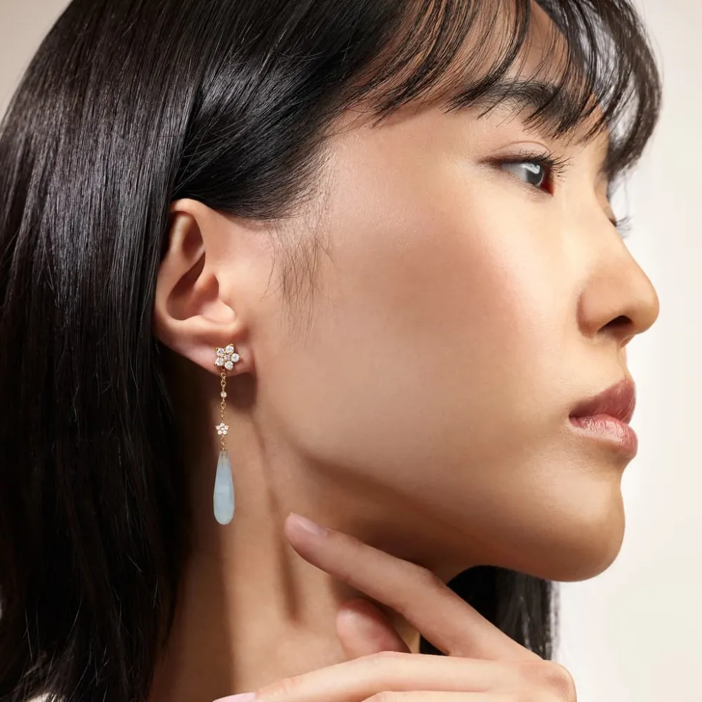 Ole Lynggaard Earring Pendants And Drops-Shooting Stars earring pendant