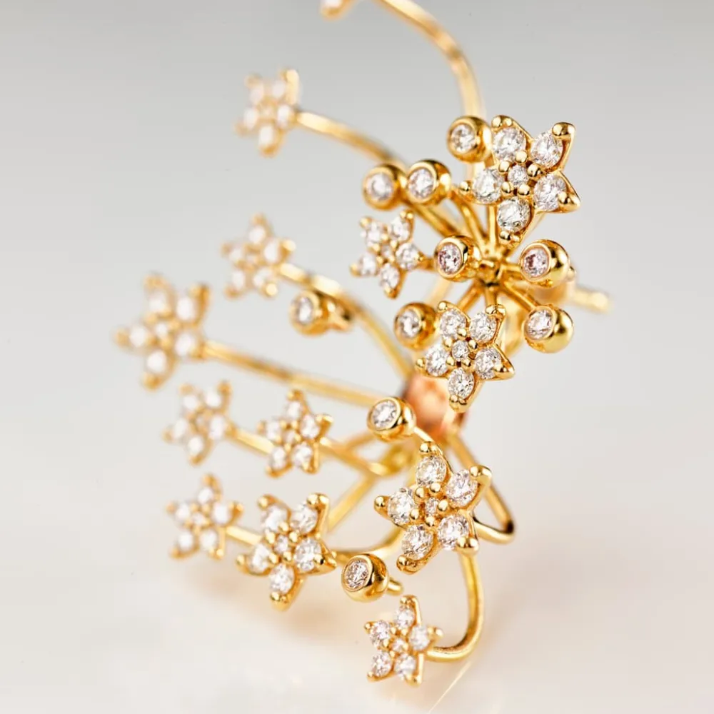 Ole Lynggaard Earring Pendants And Drops-Shooting Stars Earring Pendant