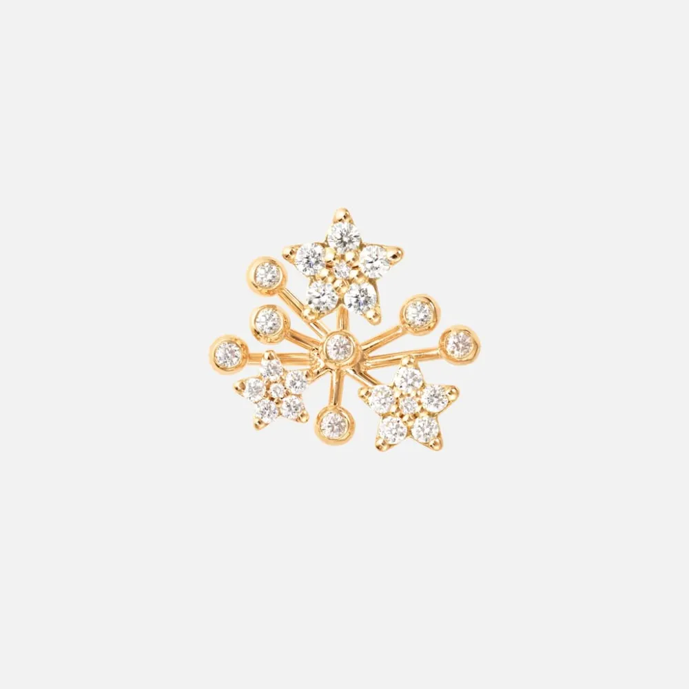 Ole Lynggaard Earring Singles-Shooting Stars stud earring