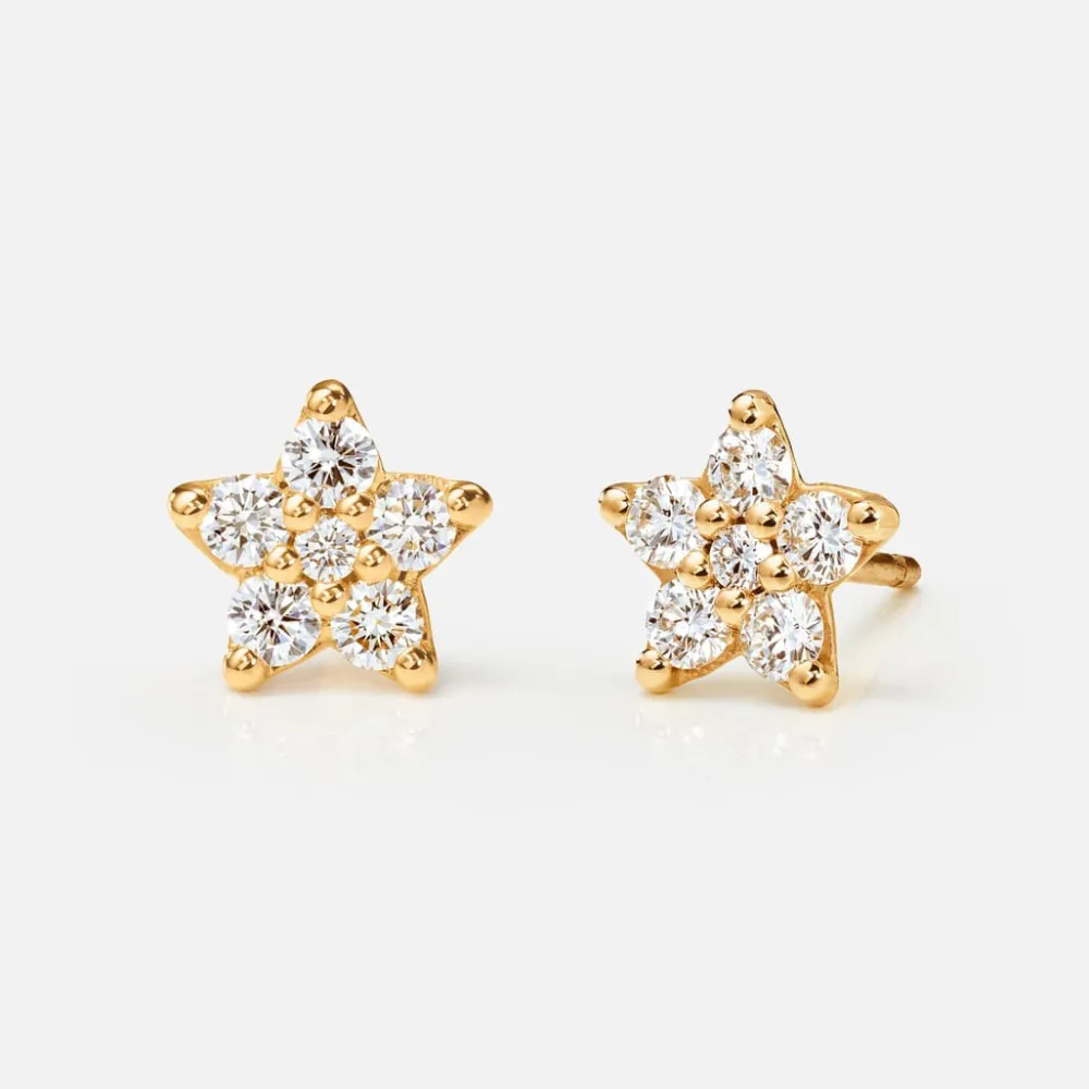 Ole Lynggaard Earring Pairs-Shooting Stars stud earrings large