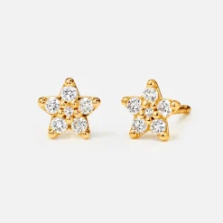 Ole Lynggaard Earring Pairs | Sets-Shooting Stars stud earrings with pendant
