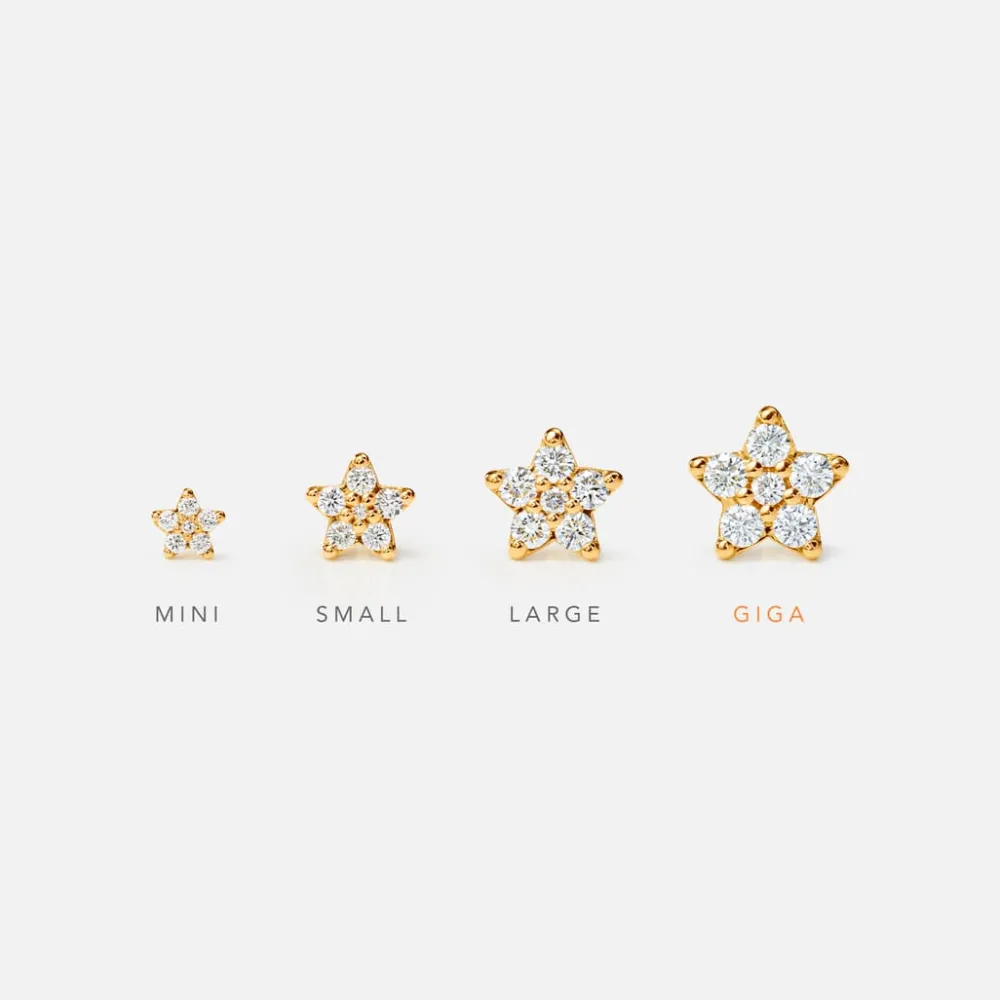Ole Lynggaard Earring Singles-Shooting Stars stud earring giga