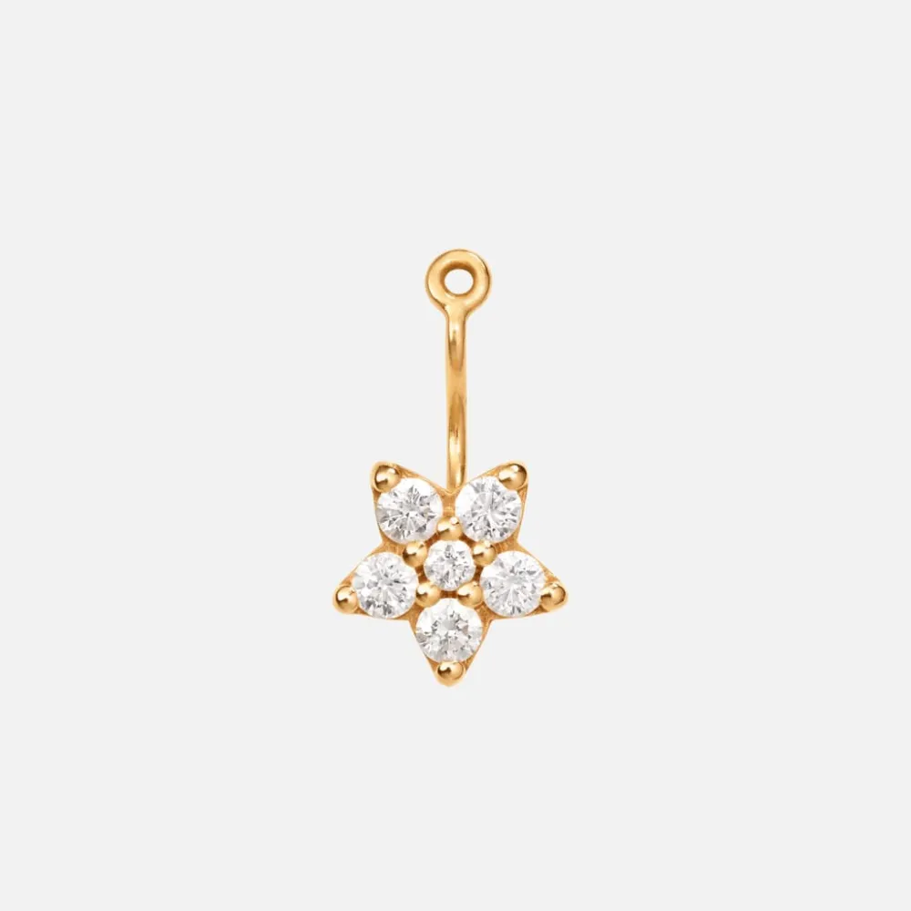 Ole Lynggaard Earring Pairs | Sets-Shooting Stars stud earrings with pendant