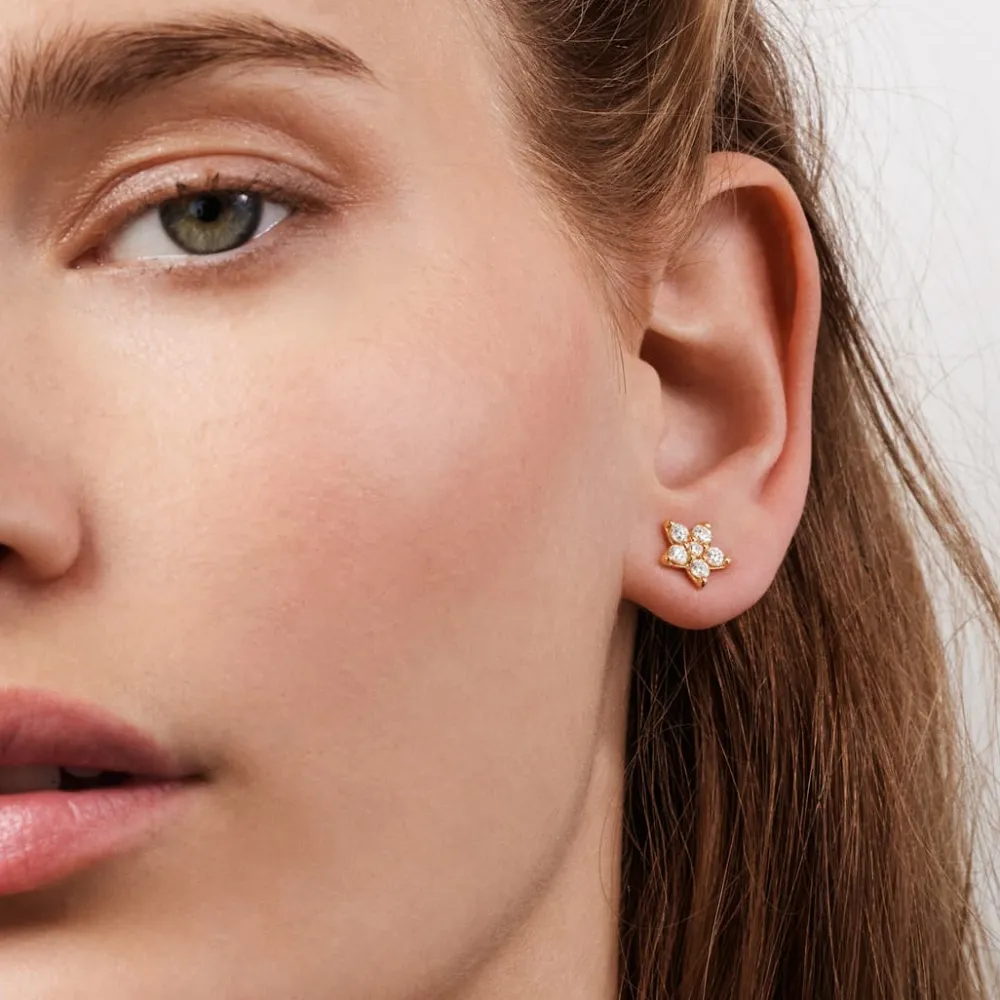 Ole Lynggaard Earring Singles-Shooting Stars stud earring giga