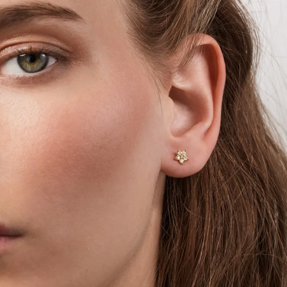 Ole Lynggaard Earring Singles-Shooting Stars stud earring small