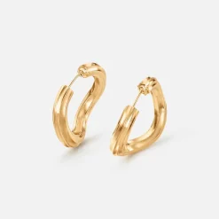 Ole Lynggaard Earring Pairs-Under The Sea Creoles Large
