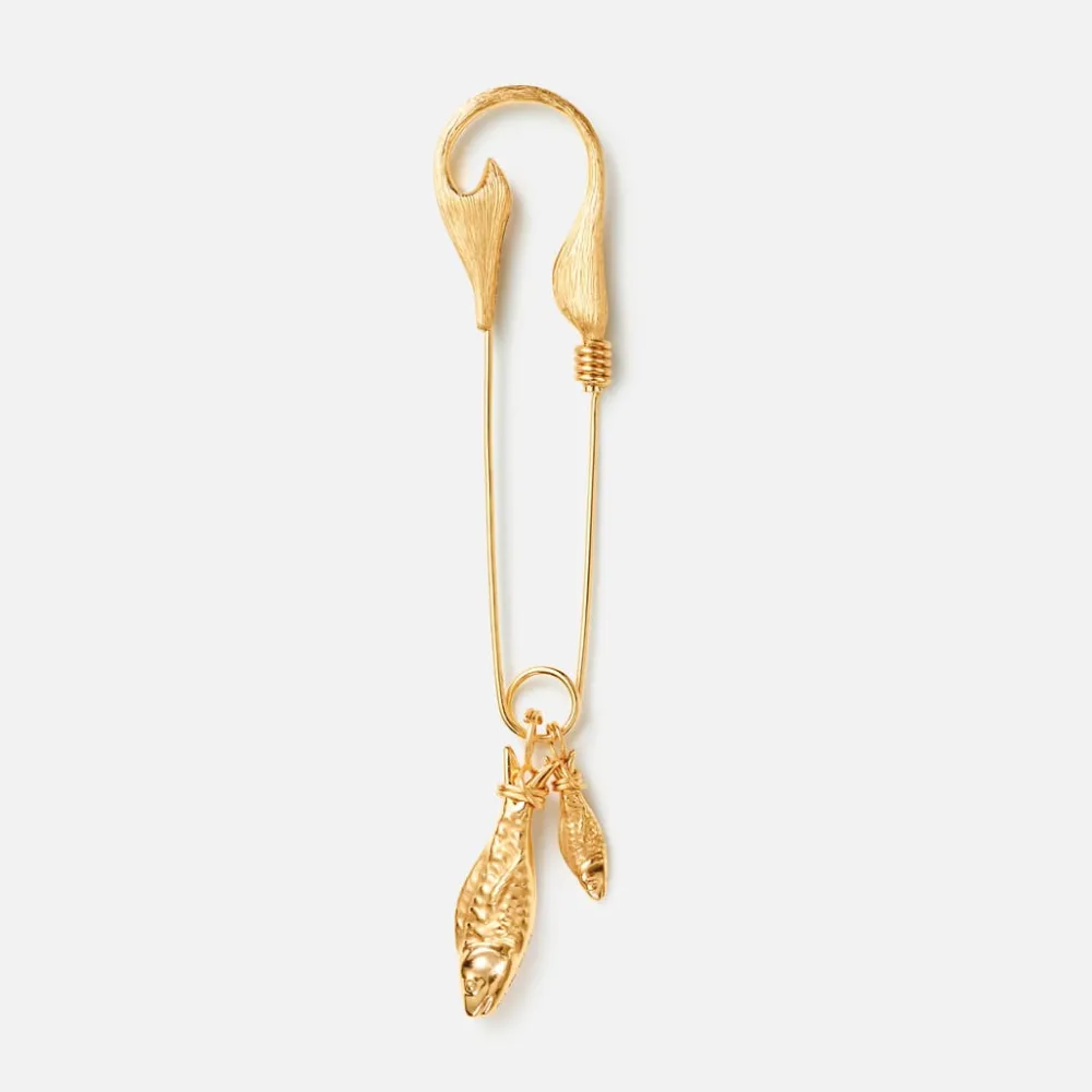Ole Lynggaard Brooches | New In-Under the Sea Fish Hook Brooch large