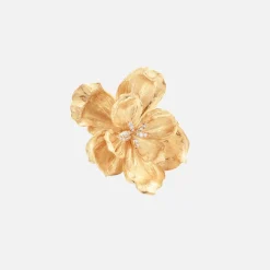 Ole Lynggaard Brooches-Wild Rose brooch