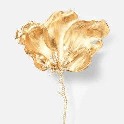 Ole Lynggaard Brooches-Wild Rose brooch large